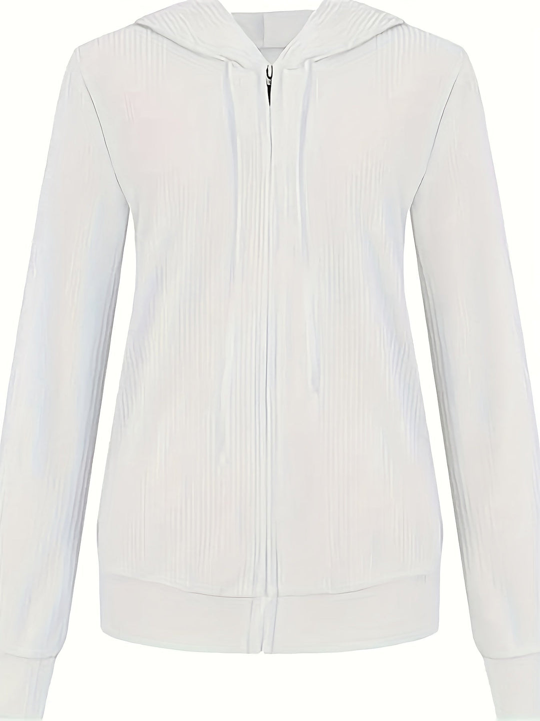 Moira – Langärmelige Kapuzenjacke Mit Reißverschluss Und Kordelzug