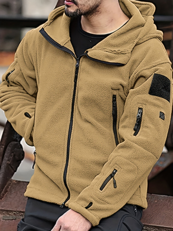 Rosendo – Langärmeliger Kapuzenpullover mit Taschen