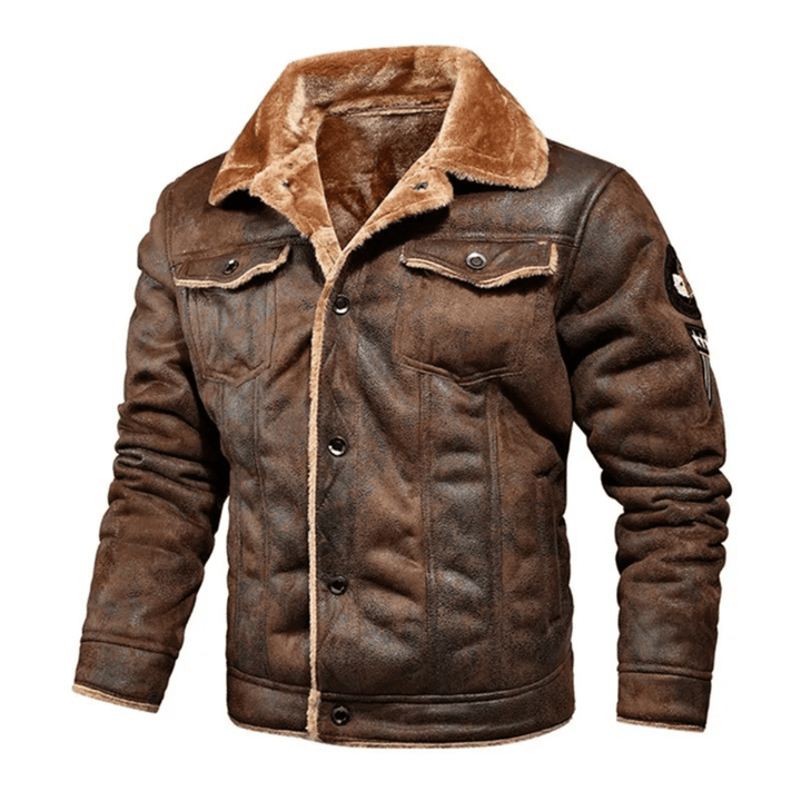 Baldur – Elegante Warme Jacke Mit Knopfleiste