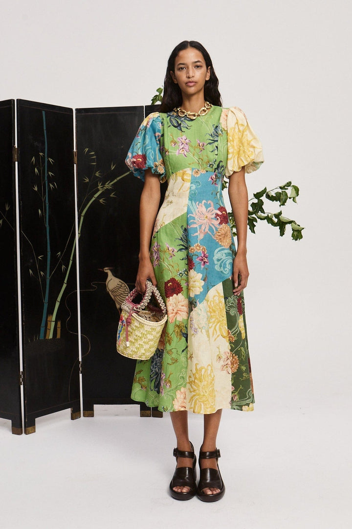 Maileen – Avery Midi Kleid mit Spleißung