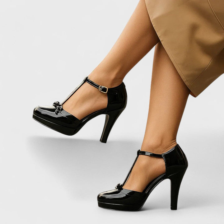 Filippa – Elegante Pumps Mit Hoher Absatzhöhe Und Runder Zehenpartie