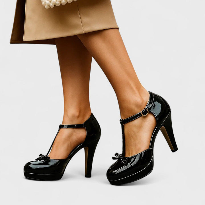 Filippa – Elegante Pumps Mit Hoher Absatzhöhe Und Runder Zehenpartie