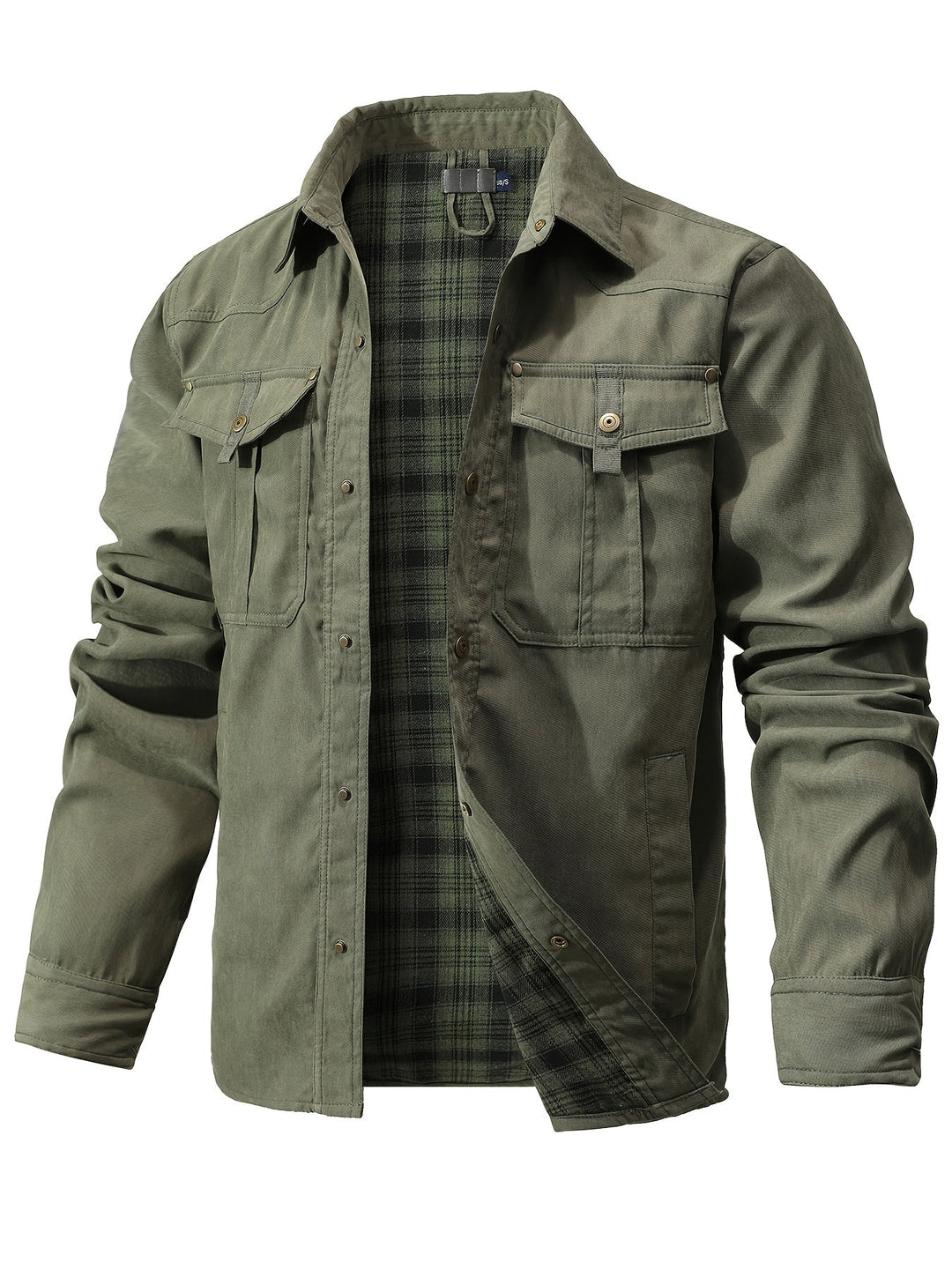 Evrypidis - Lässige Langarm-Cargo-Jacke