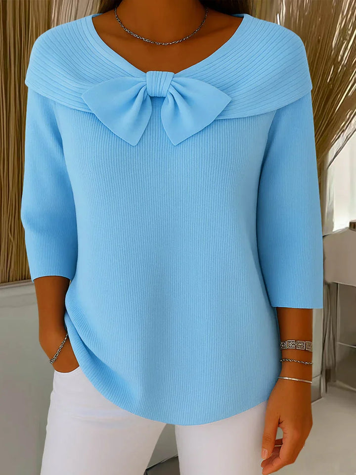 Mylie – Strick Pullover Mit Rundhalsausschnitt