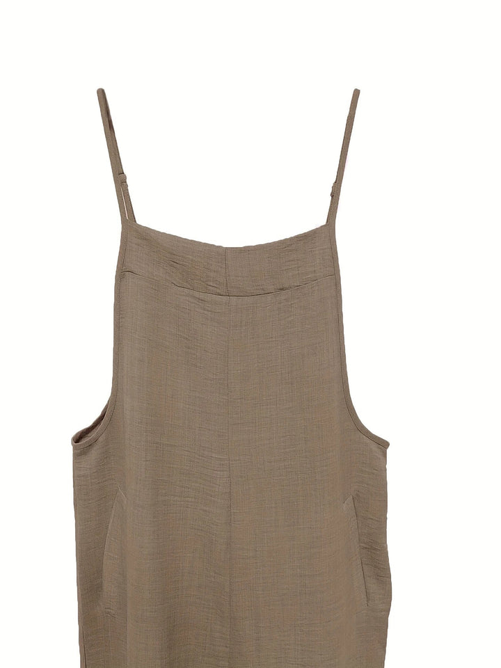 Annia – Lässige Latzhose Mit Weiten Beinen Und Taschen