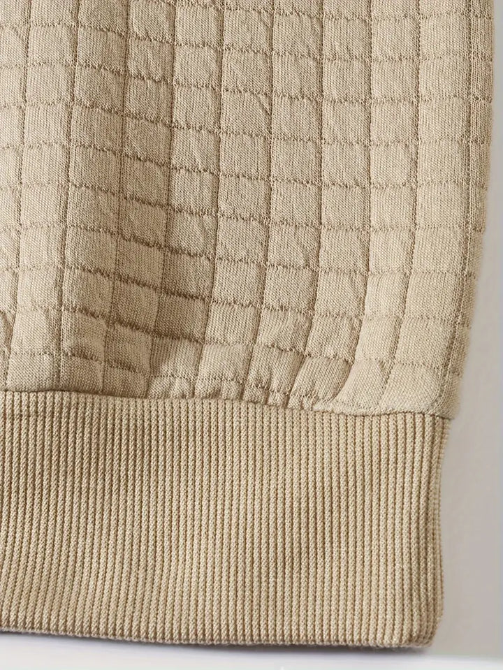 Andreas – Bohemian Plaid Langarm Pullover