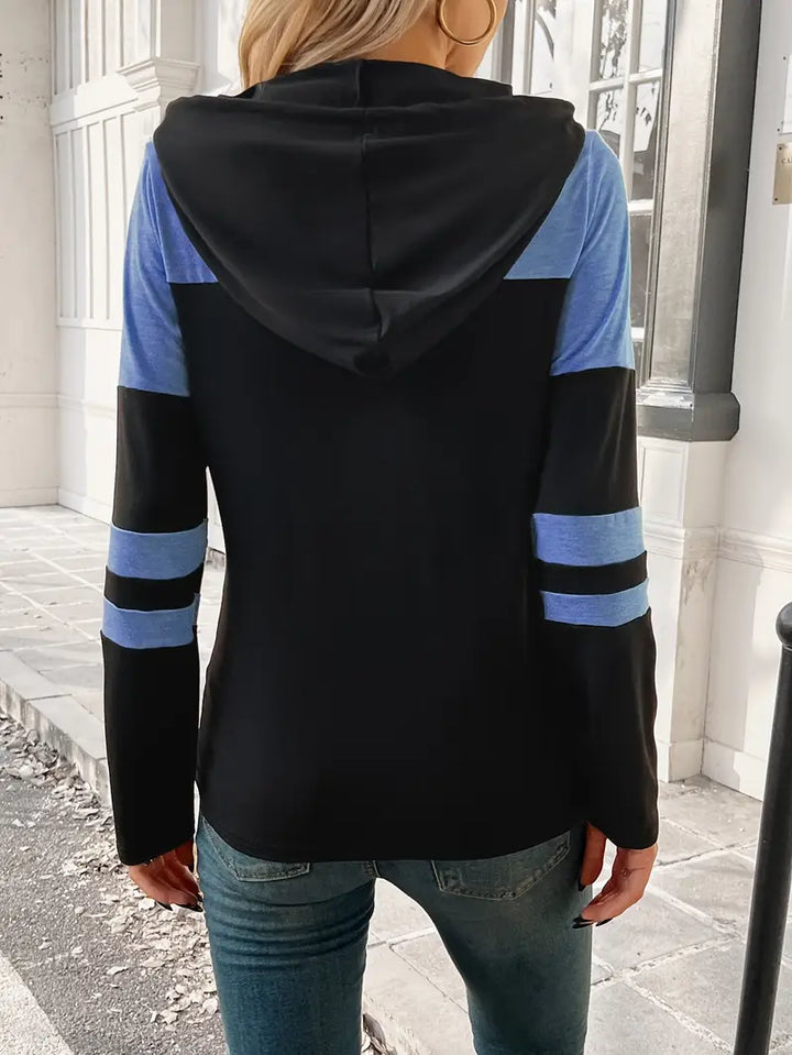 Tahliah - Lässiger Langarm Kapuzenpullover
