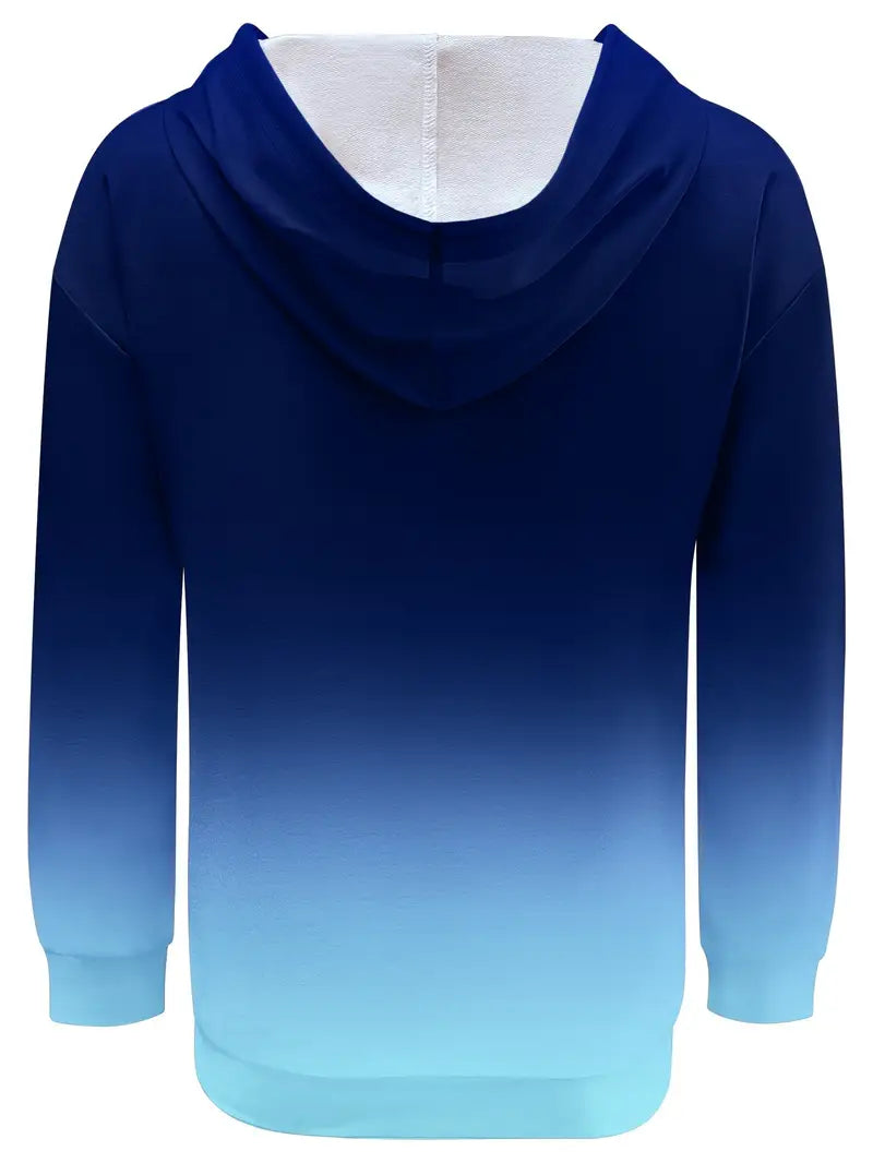 Areeqa – Kapuzenpullover Mit Farbverlauf Und Kordelzug