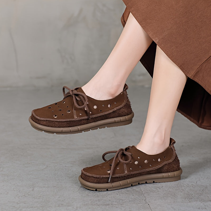 Tamsin – Lässige Rutschfeste Leder Pantoffel