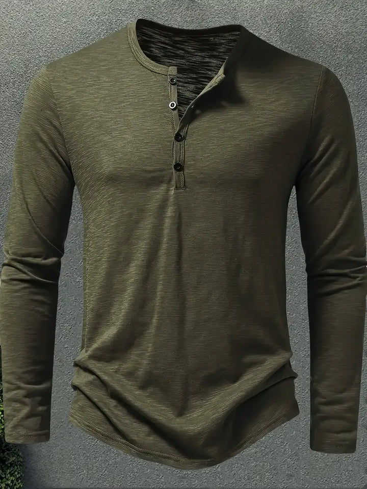 Zekeriya – Langarmhemd mit Knöpfen