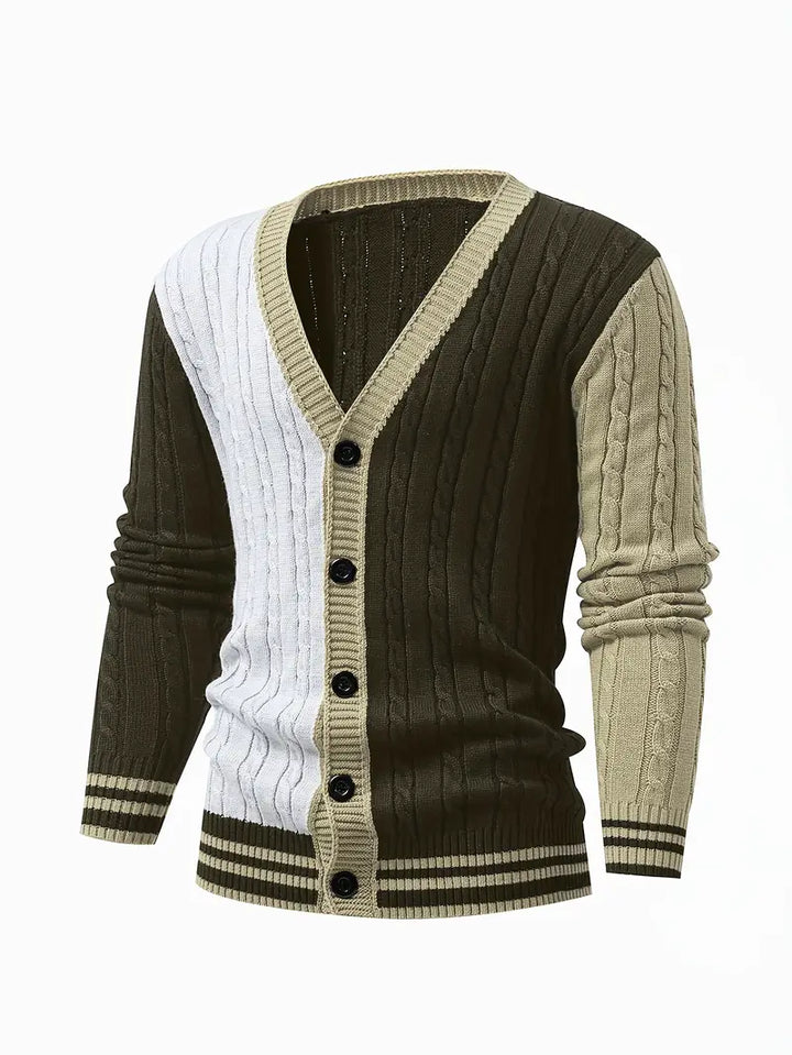 Bryant - Atmungsaktiver Strickcardigan Mit Langen Ärmeln