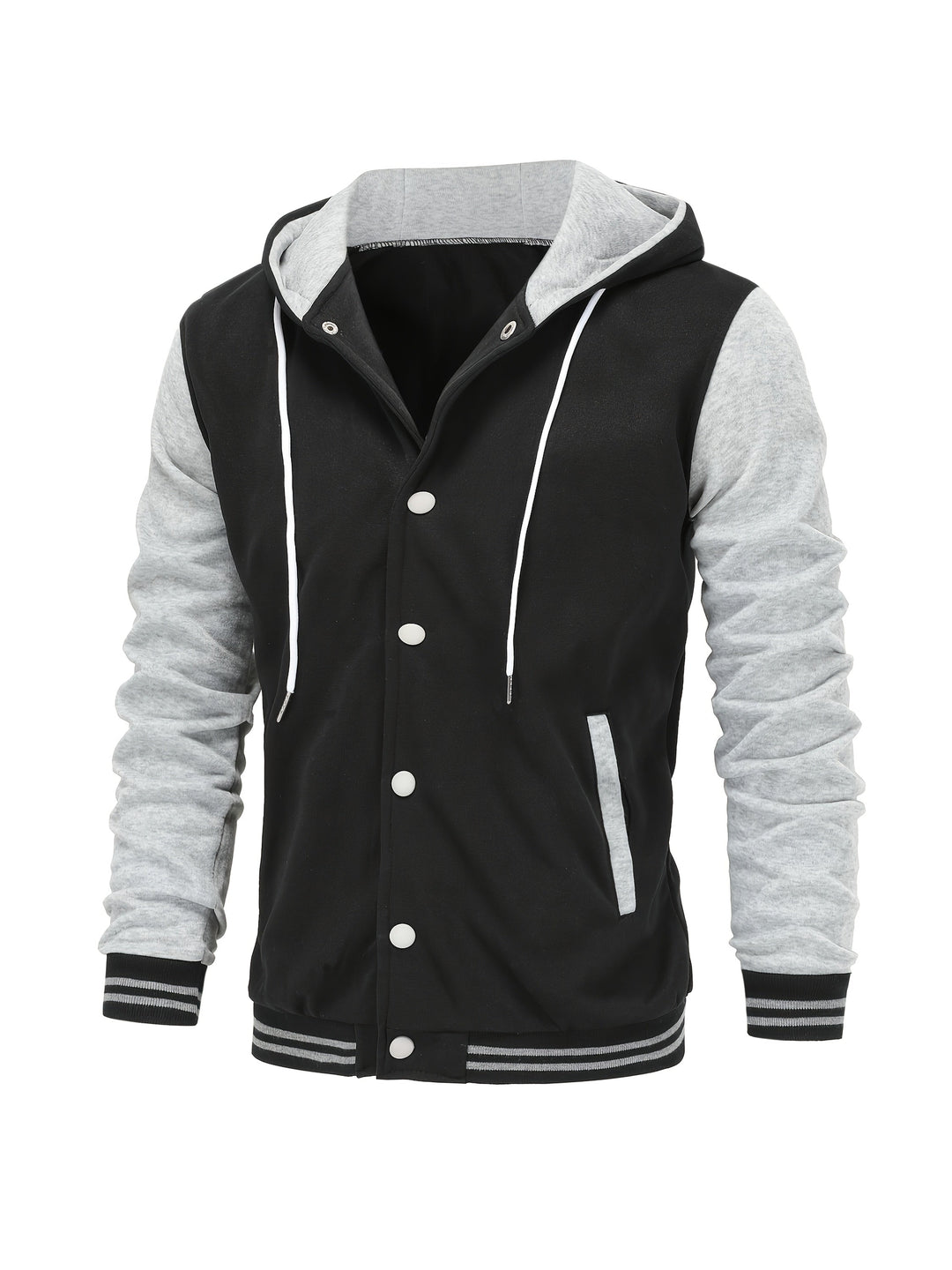 Askhat - Langärmelige Baseballjacke Mit Kapuze
