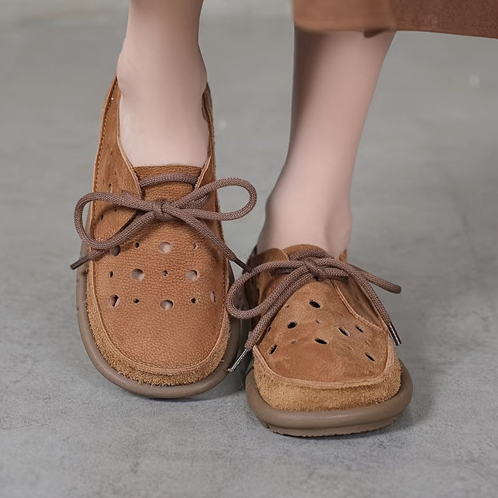 Tamsin – Lässige Rutschfeste Leder Pantoffel