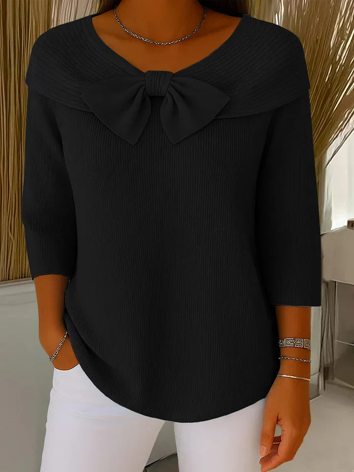 Mylie – Strick Pullover Mit Rundhalsausschnitt