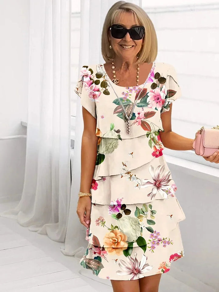 Gilla - Multi Pflanze Kaskadierung Blumen Kleid
