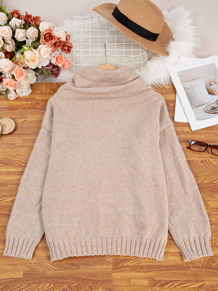 Zelina – Langarmpullover Mit Tasche