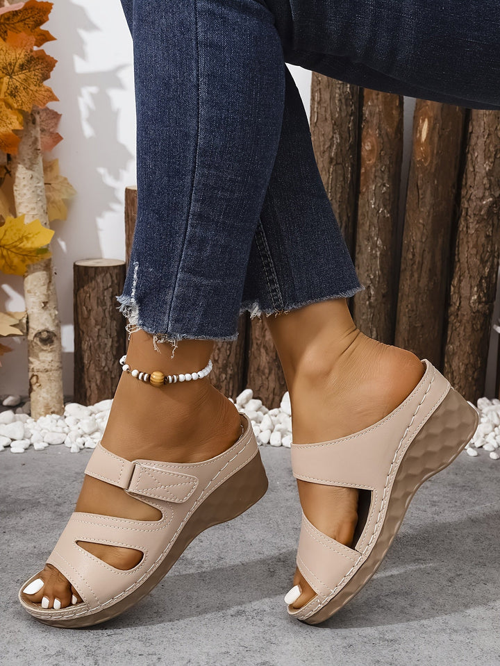 Rowella - Stilvolle Keilsandalette Mit Riemchen