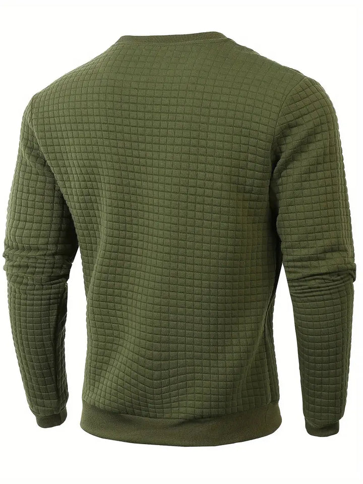 Andreas – Bohemian Plaid Langarm Pullover