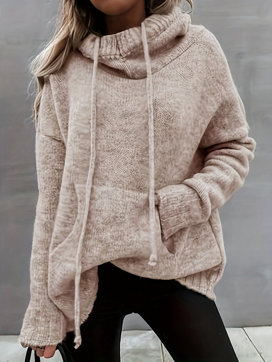 Zelina – Langarmpullover Mit Tasche