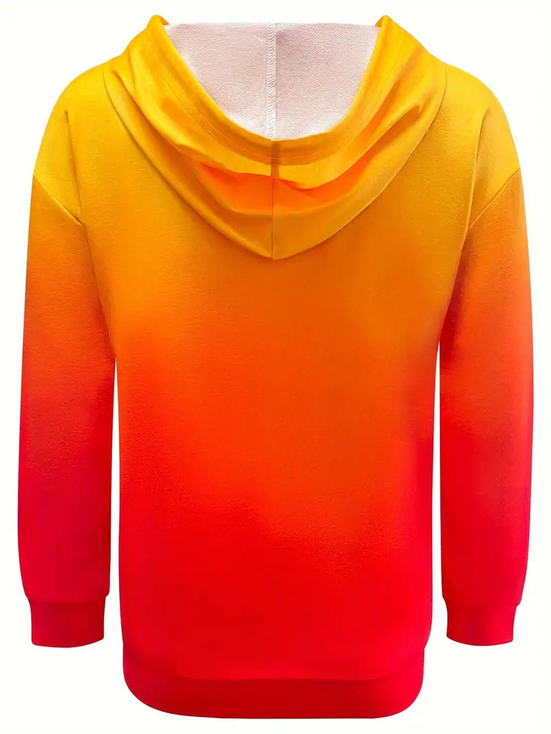 Areeqa – Kapuzenpullover Mit Farbverlauf Und Kordelzug