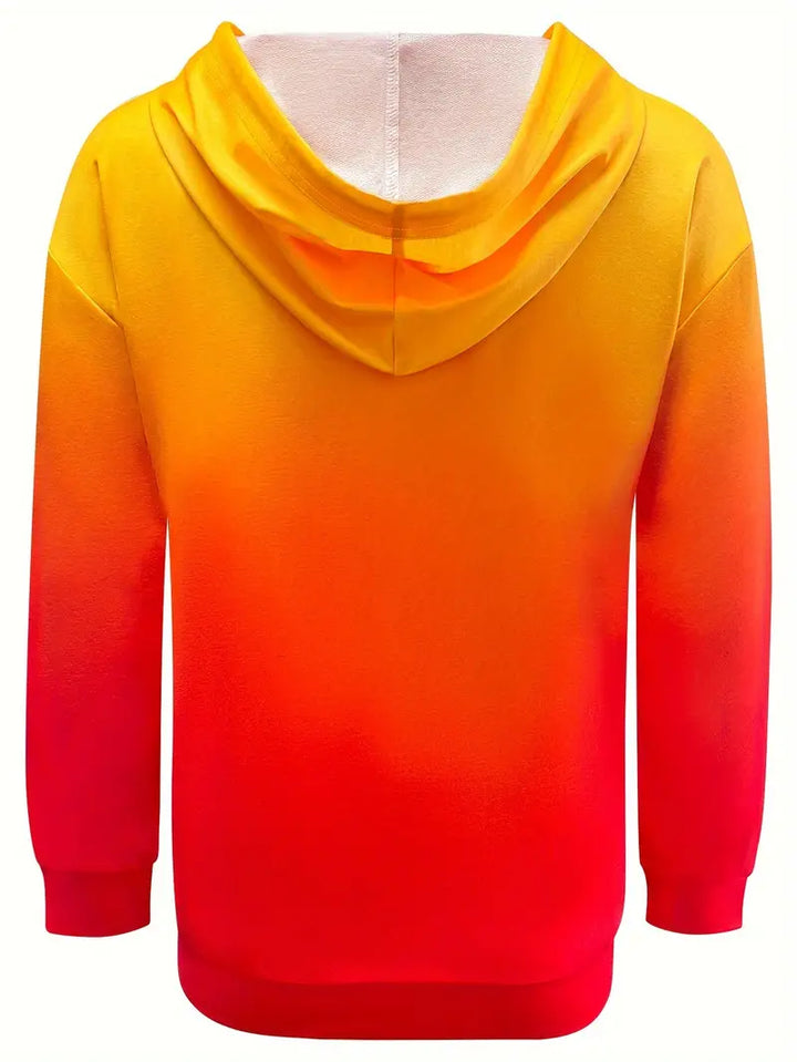 Areeqa – Kapuzenpullover Mit Farbverlauf Und Kordelzug