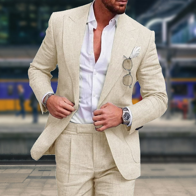 Hilmar - Eleganter Schmale Passform Anzug