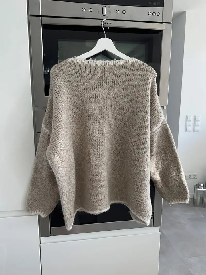 Usalda - Langärmeliger Strickpullover