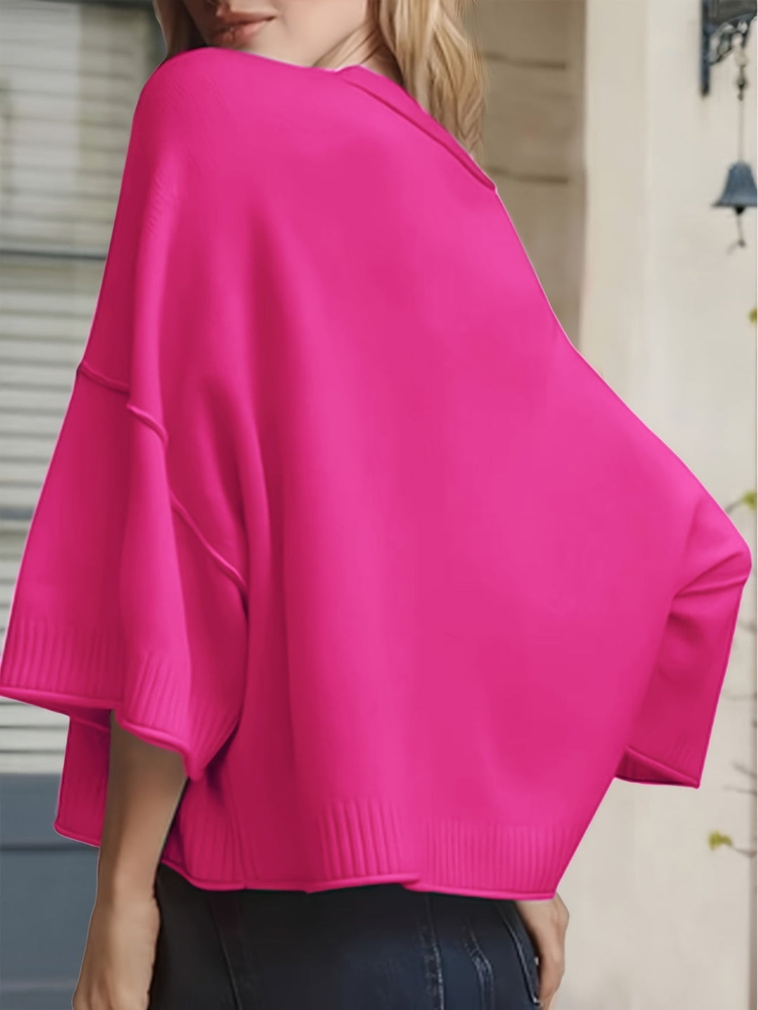 Shilena – Lässige KurzarmStrickjacke