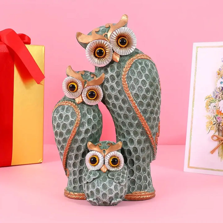 EchoOwlet – Moderne Eulen Familie Figur