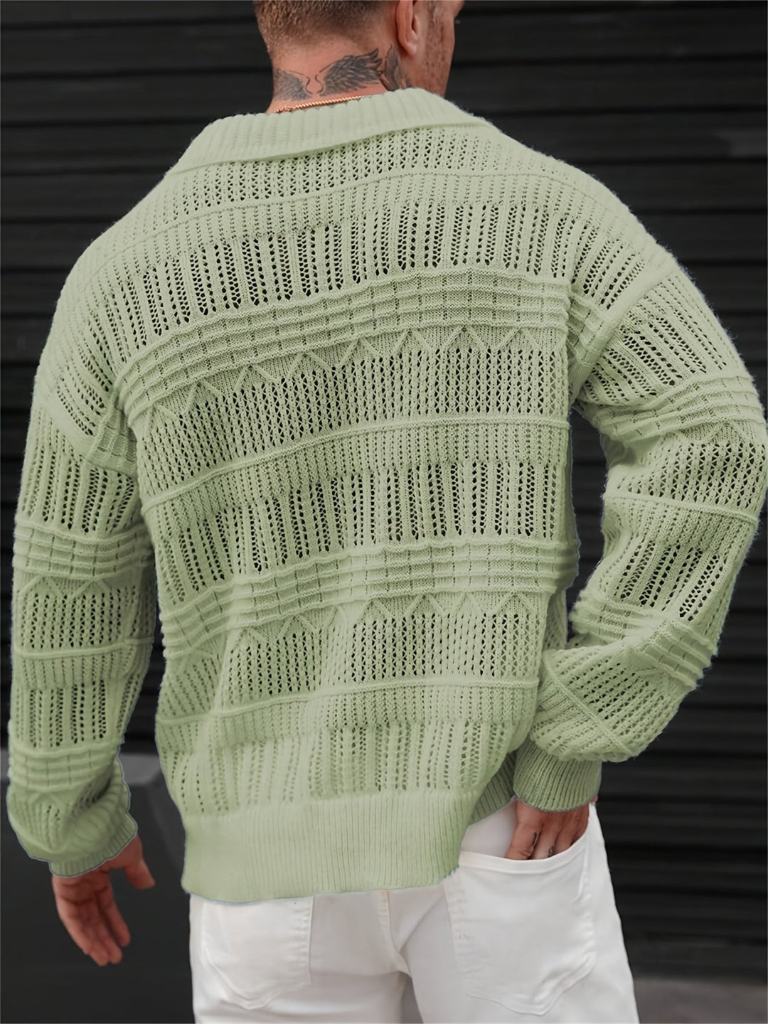 Wesley – Langarmpullover Mit Schneiden Raus Entwurf