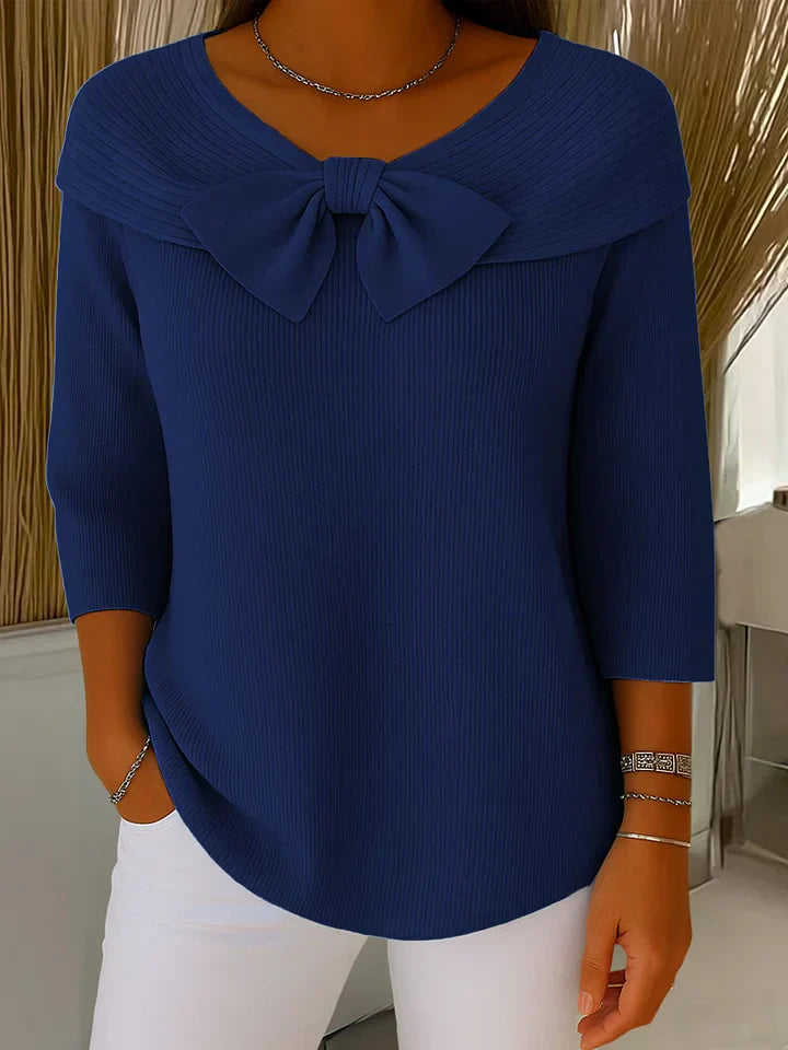 Mylie – Strick Pullover Mit Rundhalsausschnitt