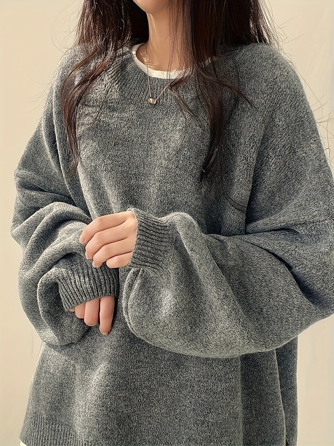 Pearline – Pullover Mit Rundhalsausschnitt Und Langen Ärmeln