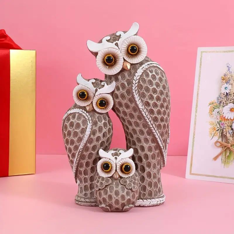 EchoOwlet – Moderne Eulen Familie Figur