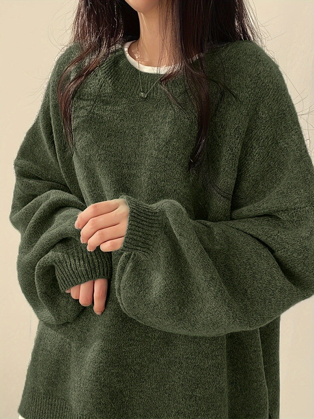 Pearline – Pullover Mit Rundhalsausschnitt Und Langen Ärmeln