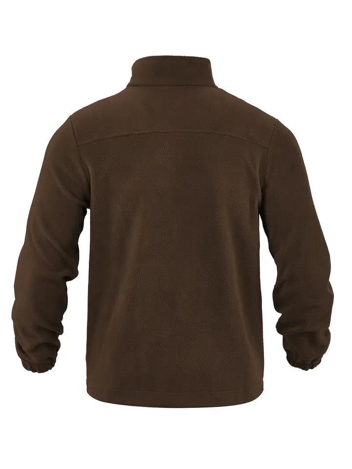 Barron – Lässige Fleece Jacke Mit Reißverschluss Und Tasche