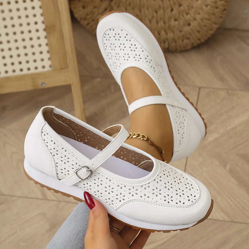 Jewell - Atmungsaktive Orthopädische Lederschuhe