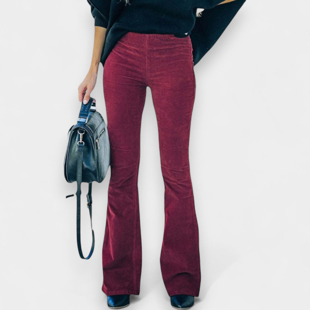 Meryn - Cord Ausgestellt Hose