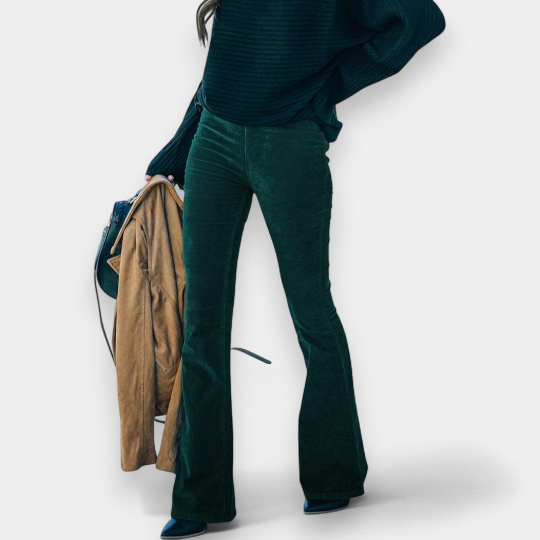 Meryn - Cord Ausgestellt Hose
