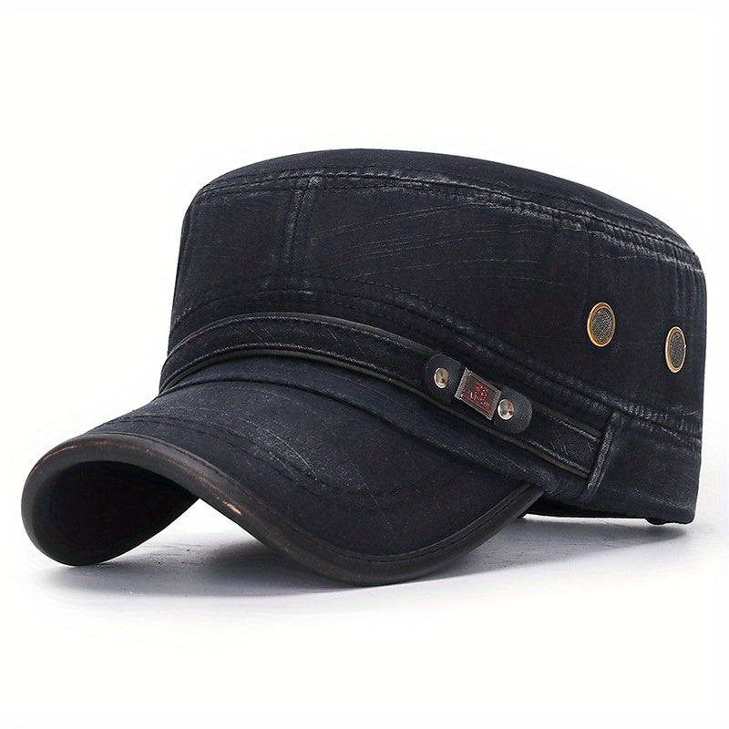 Goggins – Flache Baumwoll Kappe Im Vintage Stil