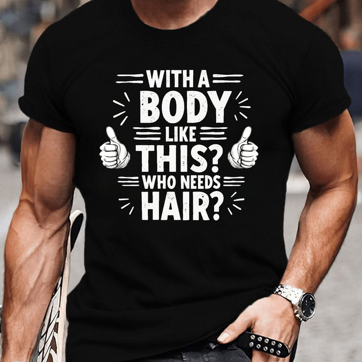 Hairy – Stylisches T-Hemd Mit Kurzen Ärmeln