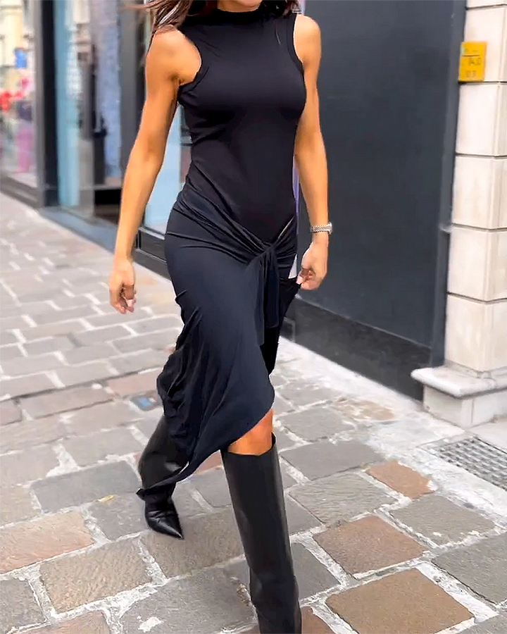 Viana - Ärmelloses Langes Kleid