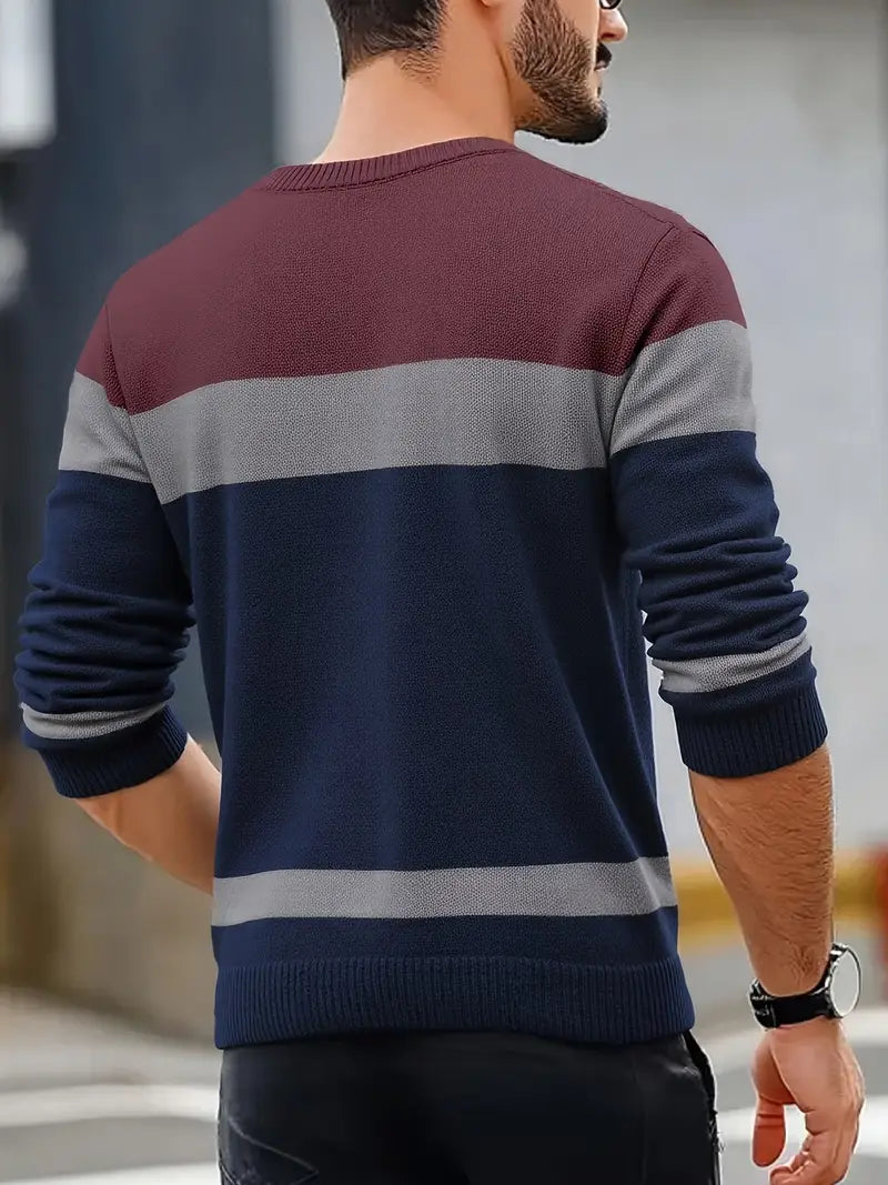 Watkins – Lässiger Langarm Strick Pullover