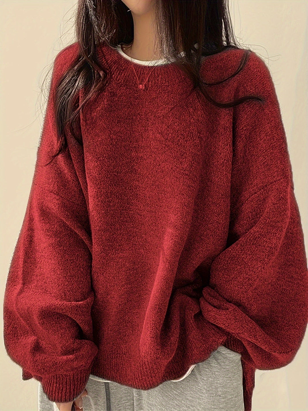 Pearline – Pullover Mit Rundhalsausschnitt Und Langen Ärmeln