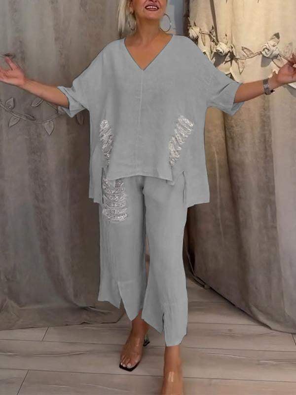 Ebony - Zweiteiliges Sommer Outfit Setzen