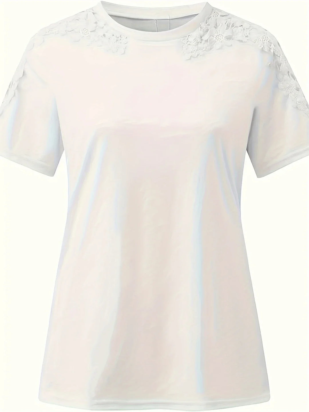 Ancuta – Elegantes Sommer Kurzarm T Hemd Mit Spitze