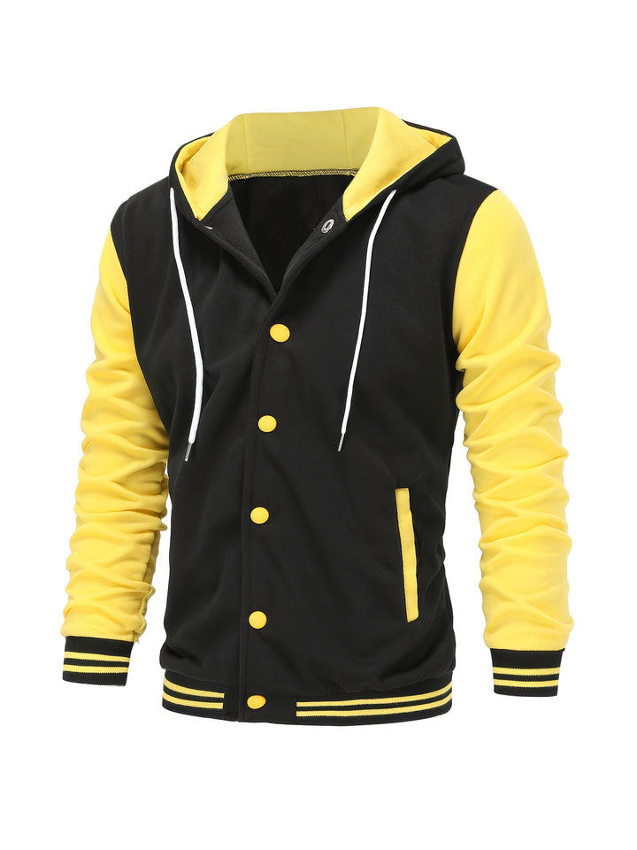 Askhat - Langärmelige Baseballjacke Mit Kapuze