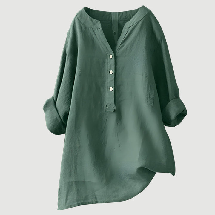 Zarina - Bequeme Leinenbluse