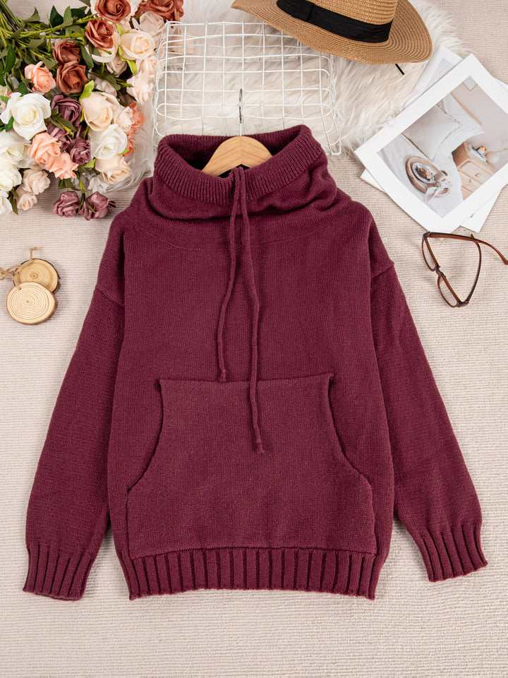 Zelina – Langarmpullover Mit Tasche