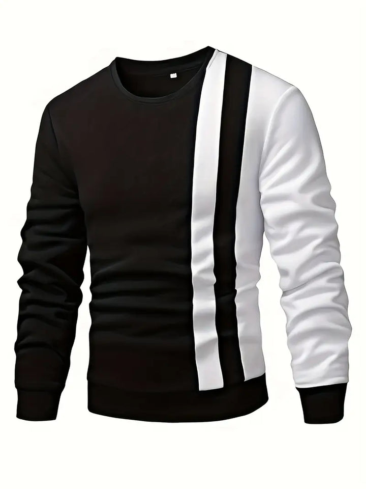 Blaine – Stilvolles Sweatshirt Mit Kontrastierenden Streifen