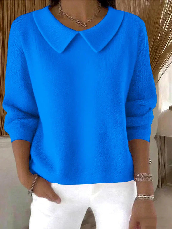 Hespera – Bequemer Pullover Aus Baumwolle Mit Langen Ärmeln